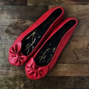 Sam & Libby Red Flats NWOT